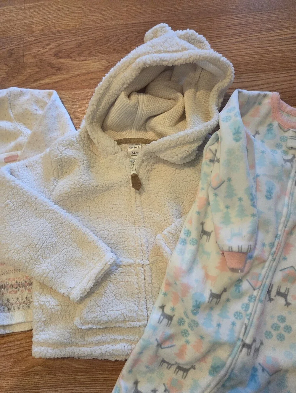 24 Months Girl Bundle 3pc Carter's PJ, Hoodie  Blueberi Boulevard Dress New